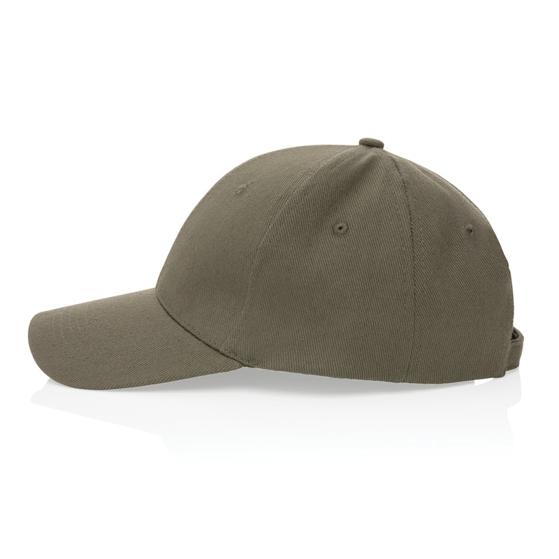 Load image into Gallery viewer, 6-panel recycled cotton cap by XD Collection with AWARE™ tracer, showcasing eco-friendly headwear with a classic design.
