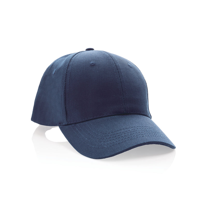 Load image into Gallery viewer, XD Collection 6-panel recycled cotton cap with AWARE™ tracer, showcasing its casual headwear design and eco-friendly material.
