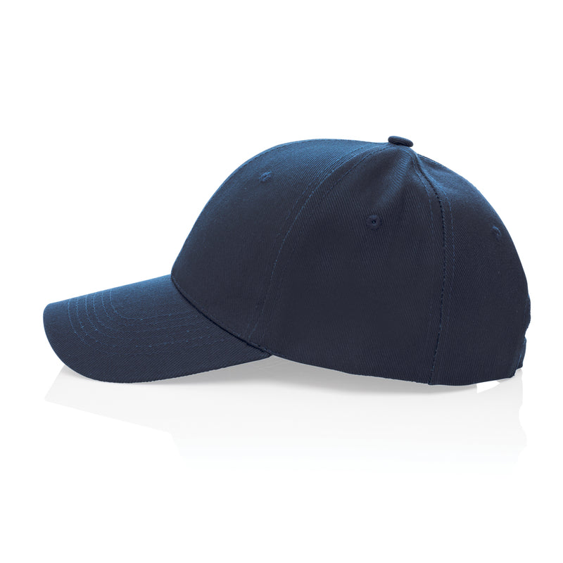 Load image into Gallery viewer, 6-panel recycled cotton cap by XD Collection with AWARE™ tracer, showcasing eco-friendly headwear with a structured fit.
