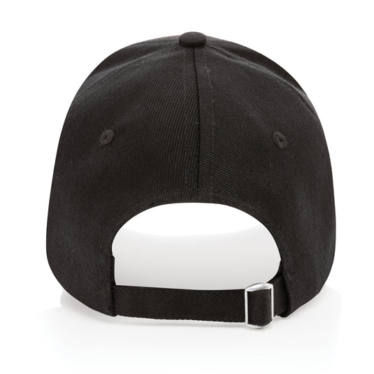 XD Collection 5-panel recycled cotton cap with AWARE™ tracer, showcasing eco-friendly headwear in natural cotton fabric.