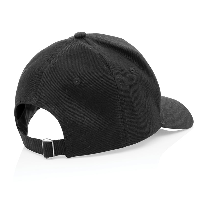 Load image into Gallery viewer, Recycled cotton 5-panel cap from XD Collection with AWARE™ tracer, featuring a casual headwear design and adjustable fit.
