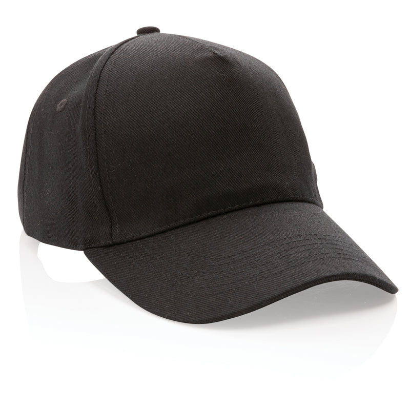 Load image into Gallery viewer, Recycled cotton 5-panel cap by XD Collection featuring AWARE™ tracer, showcasing eco-friendly headwear with a stylish design.
