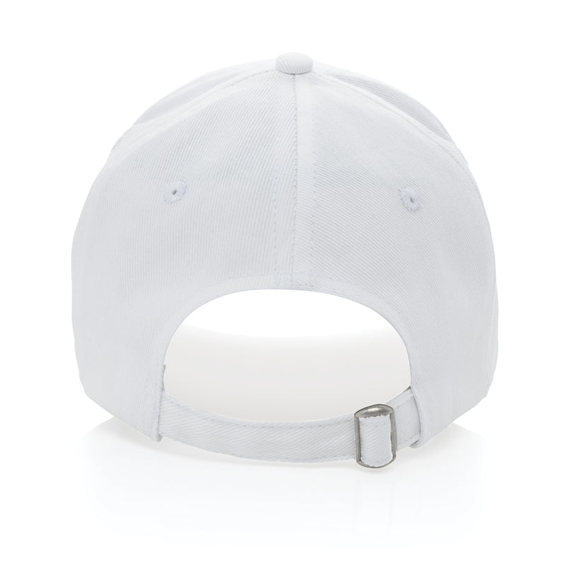 Load image into Gallery viewer, Recycled cotton 5-panel cap with AWARE™ tracer from XD Collection, showcasing its eco-friendly design and adjustable fit.
