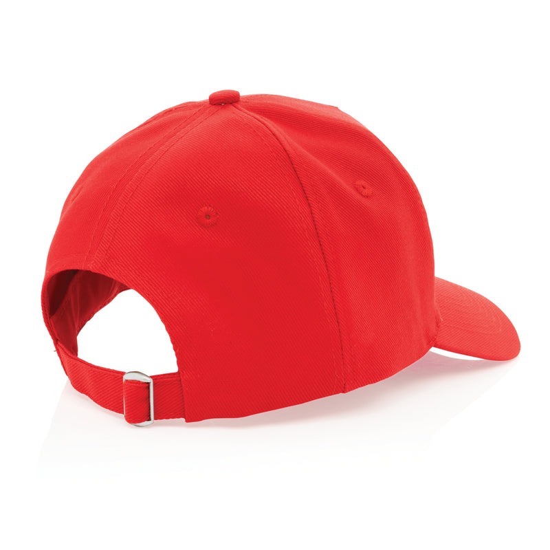 Load image into Gallery viewer, Recycled cotton 5-panel cap with AWARE™ tracer from XD Collection, featuring a casual headwear design and adjustable fit.
