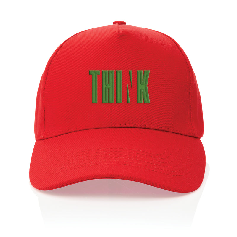 Load image into Gallery viewer, XD Collection 5-panel recycled cotton cap with AWARE™ tracer, featuring a durable 280g fabric and adjustable strap.
