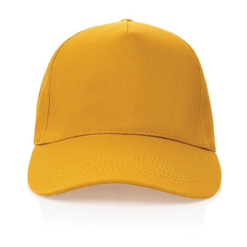 Load image into Gallery viewer, Recycled cotton 5-panel cap with AWARE™ tracer from XD Collection, featuring a casual headwear style and adjustable fit.
