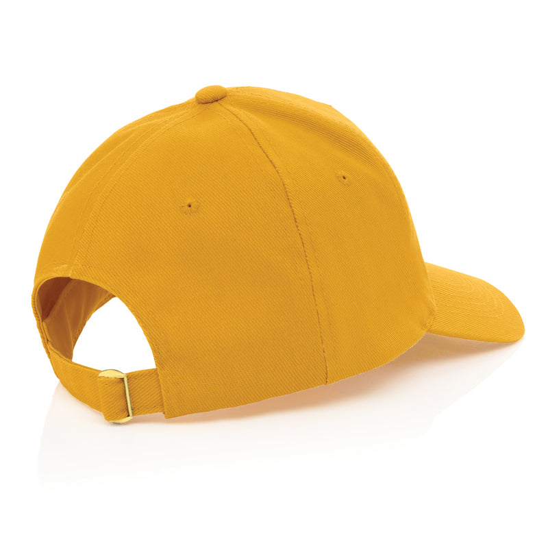 Load image into Gallery viewer, Recycled cotton 5-panel cap by XD Collection with AWARE™ tracer, showcasing eco-friendly headwear and adjustable brim.
