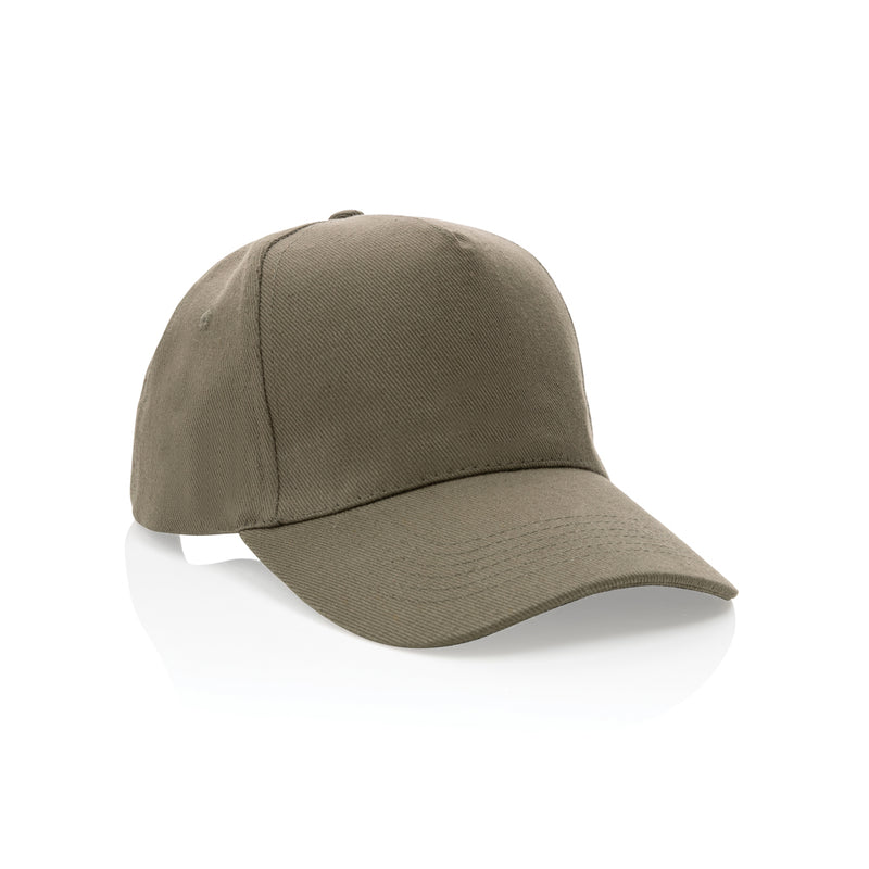Load image into Gallery viewer, XD Collection 5-panel recycled cotton cap with AWARE™ tracer, showcasing the eco-friendly headwear design in natural light.
