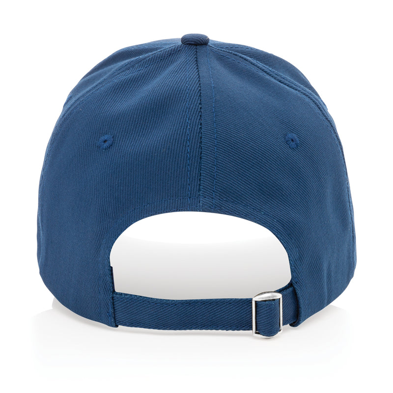 Load image into Gallery viewer, XD Collection 5-panel recycled cotton cap with AWARE™ tracer, showcasing the eco-friendly headwear design and adjustable strap.
