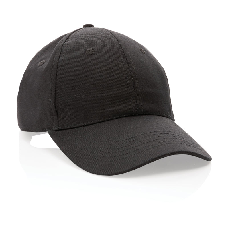 Load image into Gallery viewer, Six-panel recycled cotton cap with AWARE™ tracer by XD Collection, showcasing its eco-friendly design and casual headwear style.
