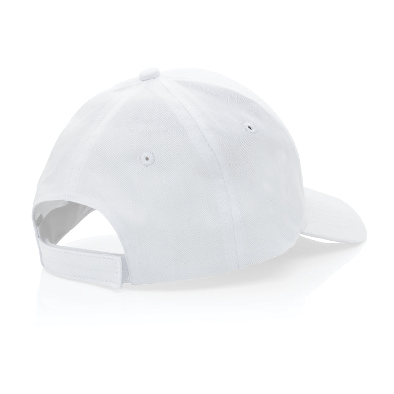 Load image into Gallery viewer, Six-panel XD Collection recycled cotton cap with AWARE™ tracer, showcasing eco-friendly headwear with a structured fit.

