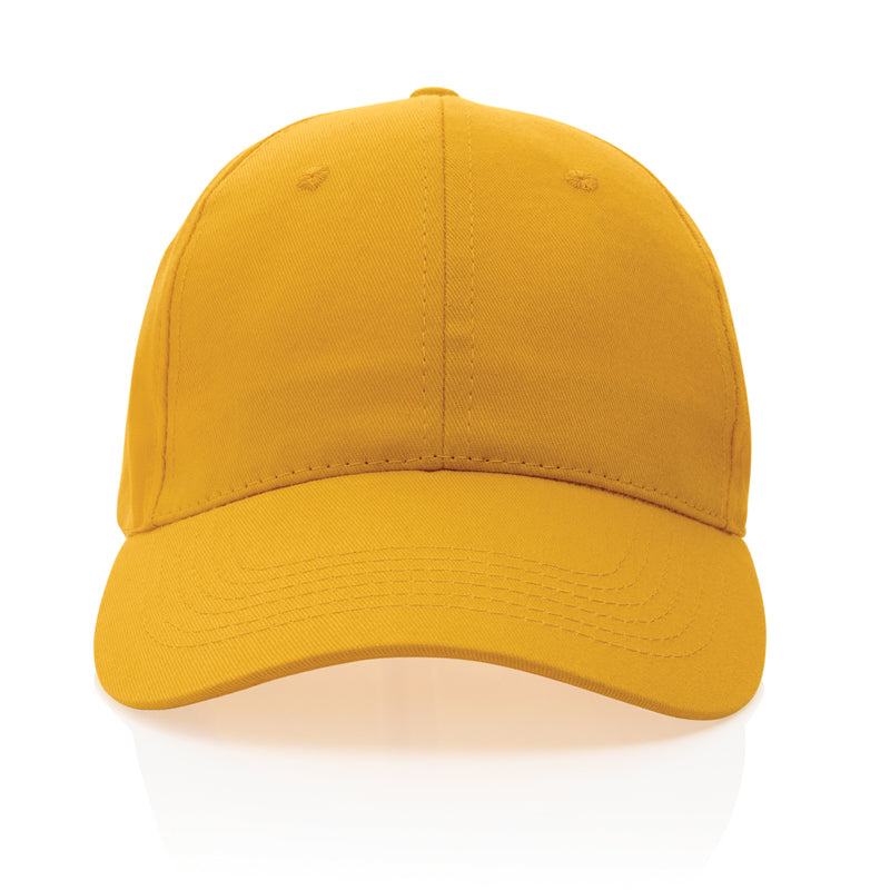 Load image into Gallery viewer, 6-panel recycled cotton cap with AWARE™ tracer by XD Collection, showcasing its eco-friendly design and casual headwear style.
