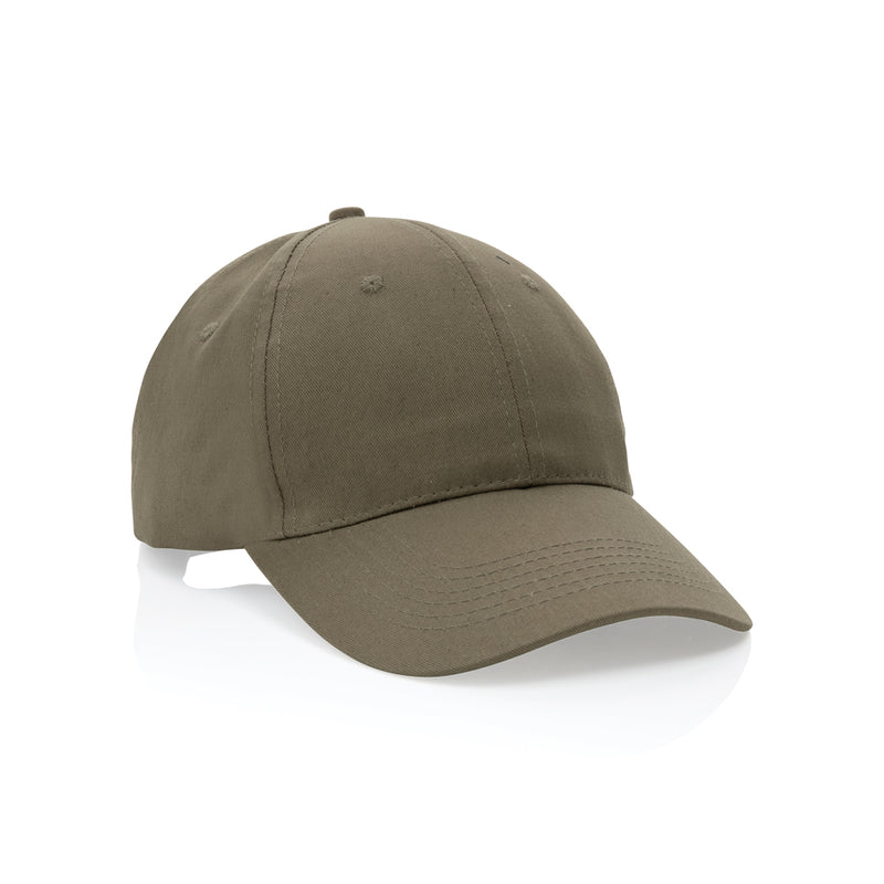 Load image into Gallery viewer, XD Collection 6-panel recycled cotton cap with AWARE™ tracer, featuring a versatile headwear design in a natural profile.

