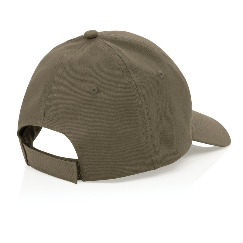 Load image into Gallery viewer, Six-panel recycled cotton cap with AWARE™ tracer from XD Collection, showcasing its stylish design and eco-friendly fabric.
