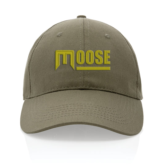 Six-panel XD Collection recycled cotton cap with AWARE™ tracer, showcasing its eco-friendly design and adjustable fit.