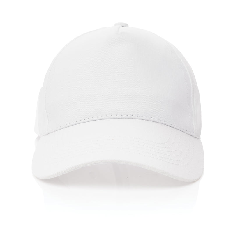 Load image into Gallery viewer, XD Collection Impact 5-panel recycled cotton cap with AWARE™ tracer, showcasing eco-friendly headwear with a stylish design.
