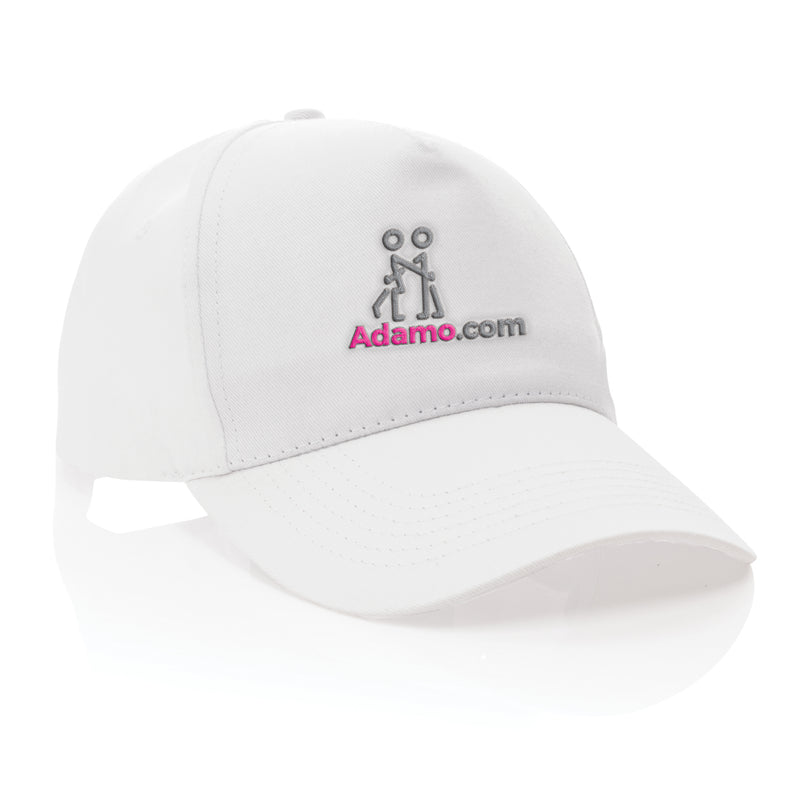 Load image into Gallery viewer, Impact 5 panel recycled cotton cap by XD Collection with AWARE™ tracer, featuring a 190g fabric and casual headwear design.
