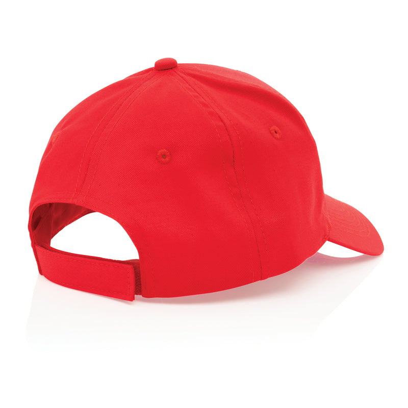 Load image into Gallery viewer, Impact 5-panel recycled cotton cap with AWARE™ tracer from XD Collection, showcasing its stylish headwear design and eco-friendly materials.
