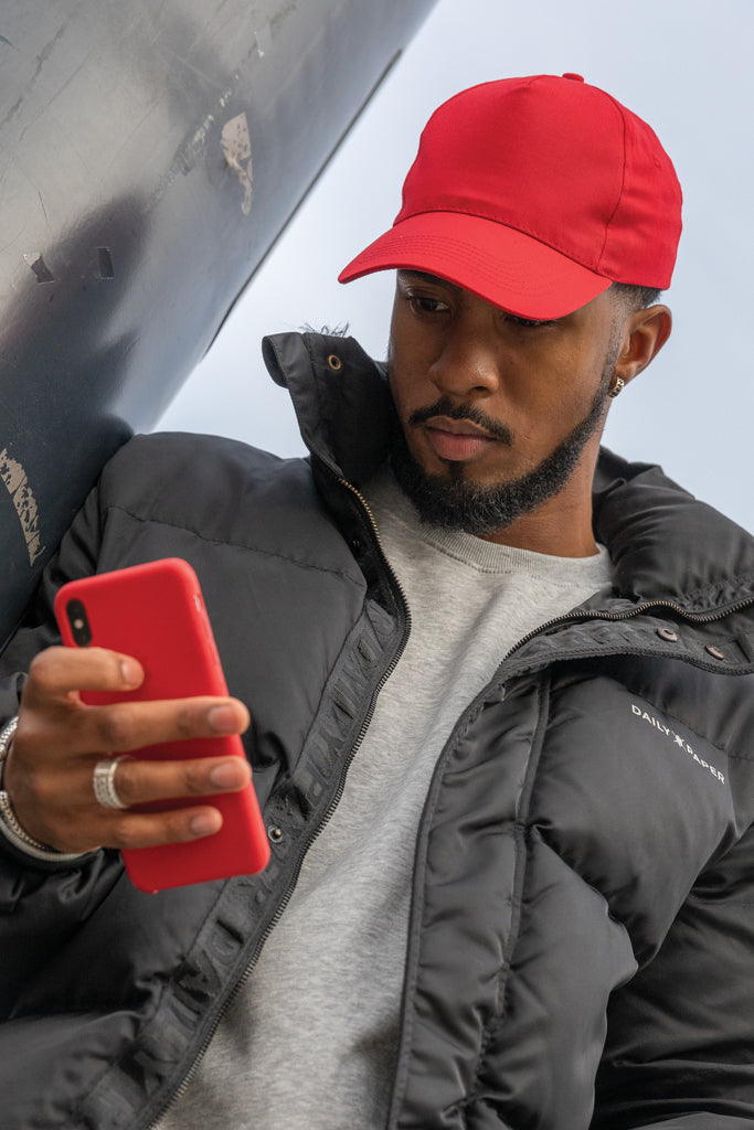 Load image into Gallery viewer, Impact 5-panel recycled cotton cap with AWARE™ tracer, stylish headwear by XD Collection, featuring a modern design and eco-friendly material.
