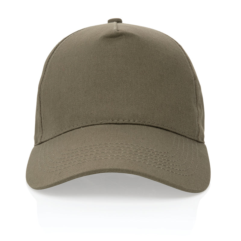 Load image into Gallery viewer, Impact 5-panel recycled cotton cap by XD Collection with AWARE™ tracer, showcasing its stylish headwear design.
