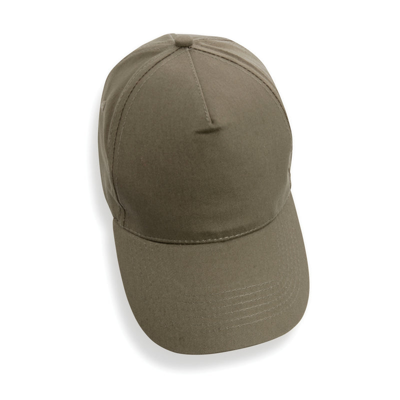 Load image into Gallery viewer, Impact 5-panel recycled cotton cap with AWARE™ tracer by XD Collection, showing the eco-friendly headwear with branded logo.
