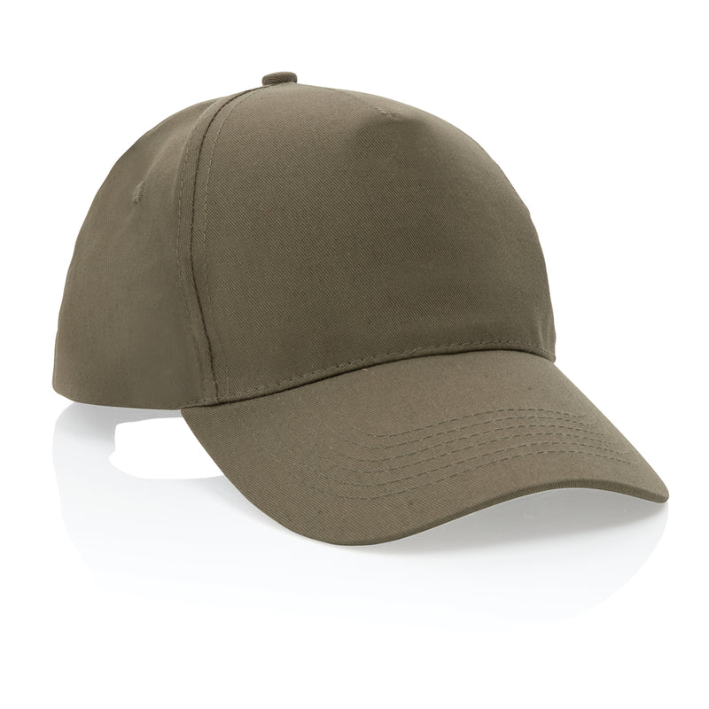 Load image into Gallery viewer, Impact 5-panel recycled cotton cap by XD Collection with AWARE™ tracer, showcasing its eco-friendly design and stylish headwear style.
