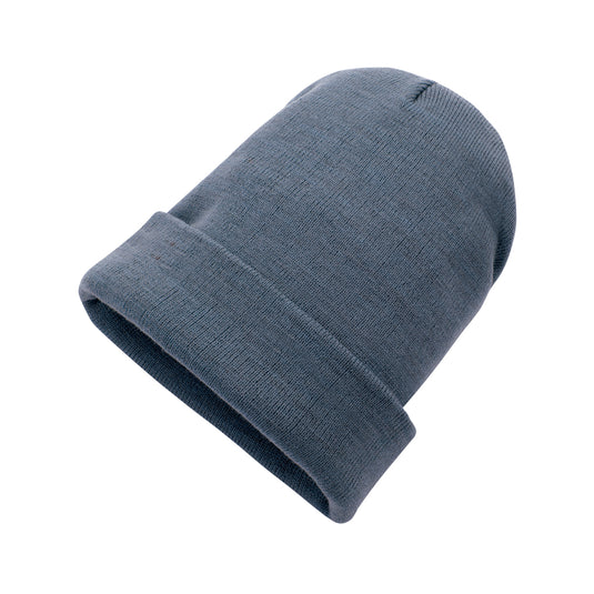 Pink Polylana® beanie by XD Collection, cozy headwear with a soft knit texture, ideal for warmth and casual style.