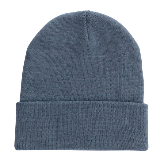 Pink Polylana® beanie headwear by XD Collection featuring a snug fit and soft knit fabric for casual winter wear.
