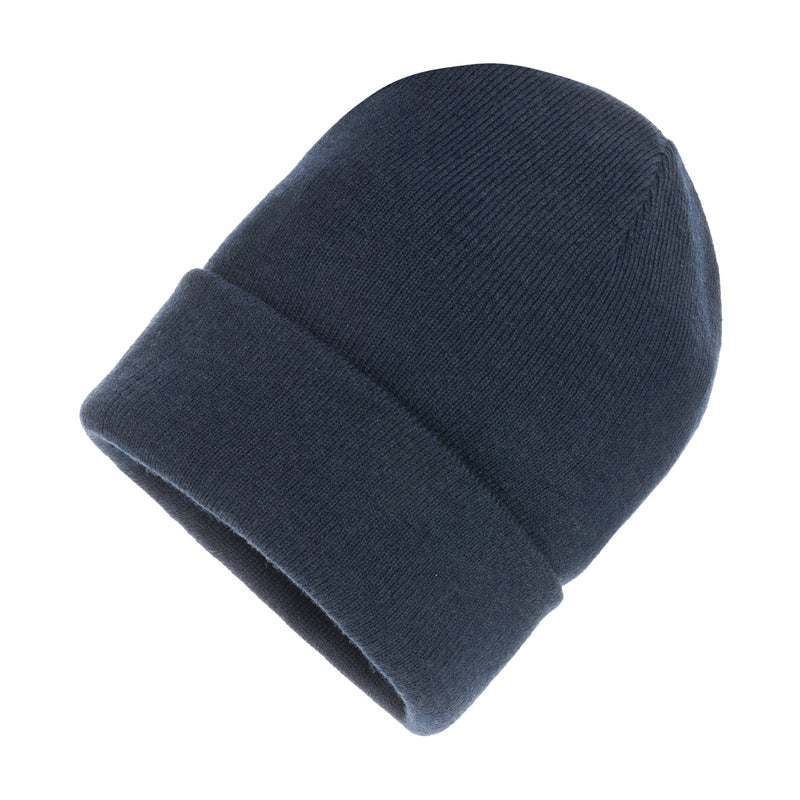 Load image into Gallery viewer, Polylana® beanie headwear by XD Collection in soft, knitted fabric, shown in a close-up view of the stylish, cozy design.
