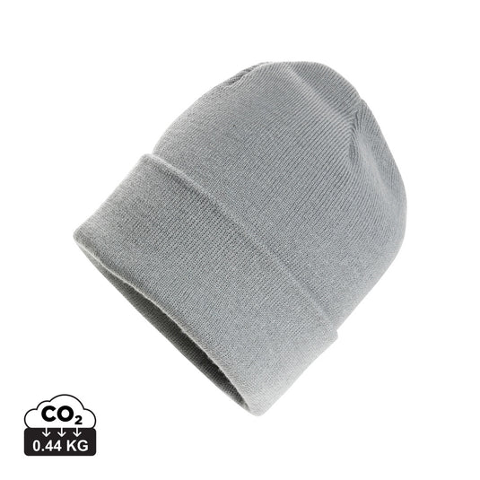 Polylana® beanie by XD Collection, soft and warm headwear in a cozy knit style, suitable for cold weather.