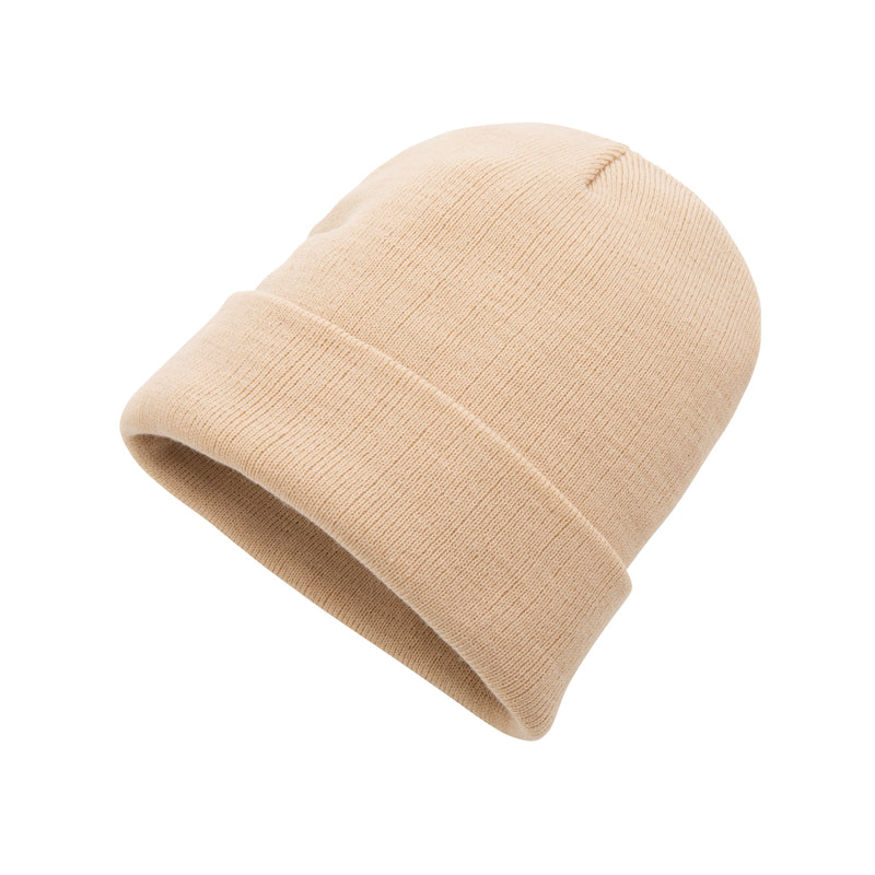 Load image into Gallery viewer, Polylana® beanie by XD Collection, soft headwear in neutral color, designed for warmth and comfort.
