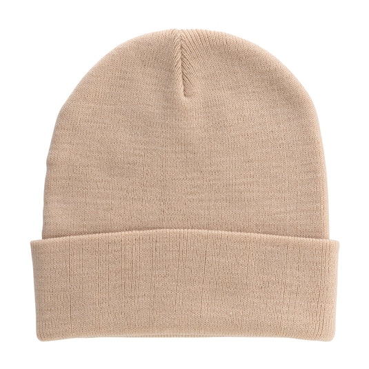 Polylana® beanie from XD Collection, soft knitted headwear in neutral color, suitable for cold weather and casual wear.