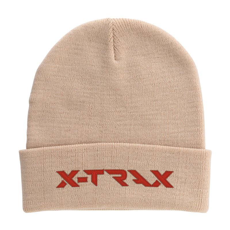 Load image into Gallery viewer, Pink Polylana® beanie by XD Collection, soft knitted headwear with a snug fit and ribbed texture, cozy and stylish for winter.
