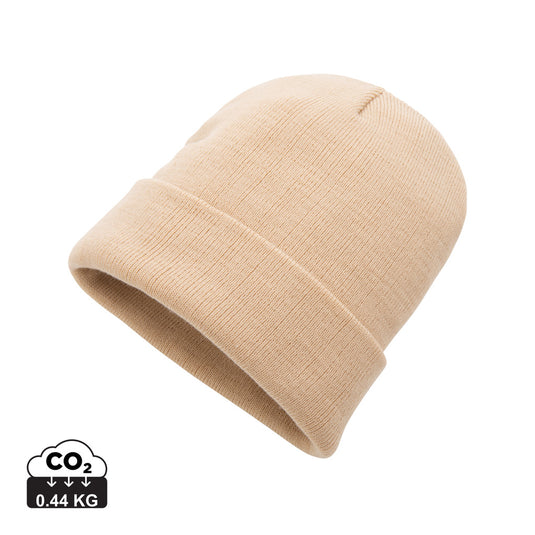 Polylana® beanie by XD Collection featuring soft, knitted headwear in a cozy, casual style, perfect for cold weather.