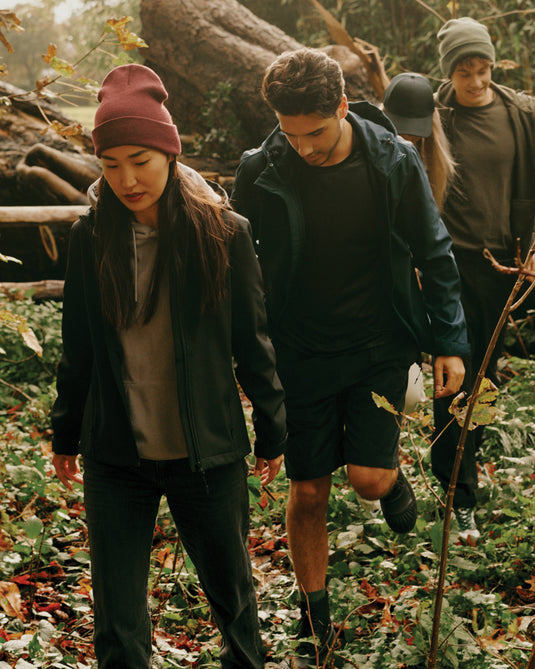 Polylana® beanie by XD Collection, cozy headwear in soft knit fabric, shown in a close-up view.