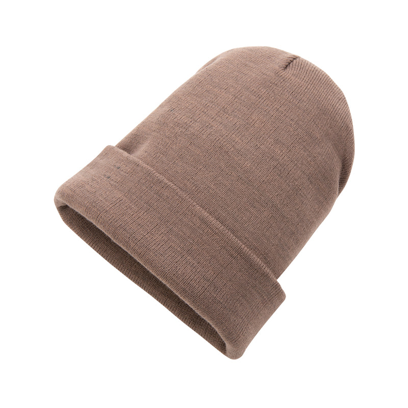 Load image into Gallery viewer, XD Collection Polylana® beanie headwear in a cozy knit design, perfect for warmth and style.
