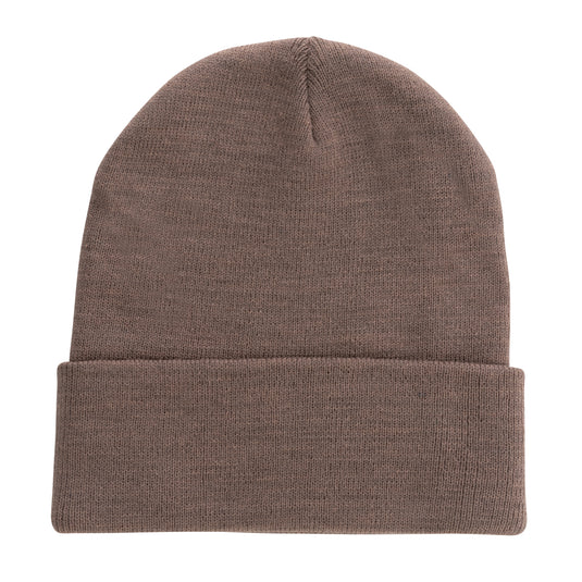 XD Collection Polylana® beanie headwear in soft, warm fabric, shown in a close-up image highlighting its cozy knit texture.