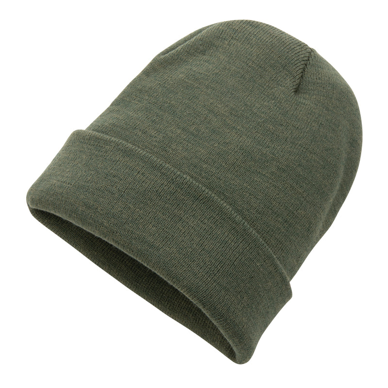 Load image into Gallery viewer, Polylana® beanie by XD Collection, soft knit headwear in neutral color, designed for warmth and casual style.
