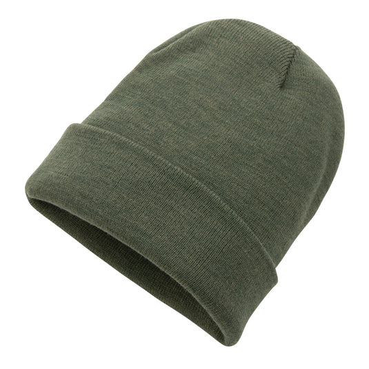 Polylana® beanie by XD Collection, soft knit headwear in neutral color, designed for warmth and casual style.