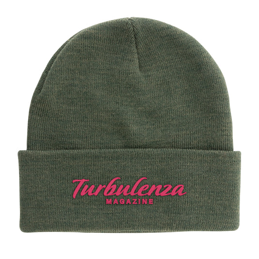 Pink Polylana® beanie by XD Collection, soft knit headwear with a snug fit and stylish design.