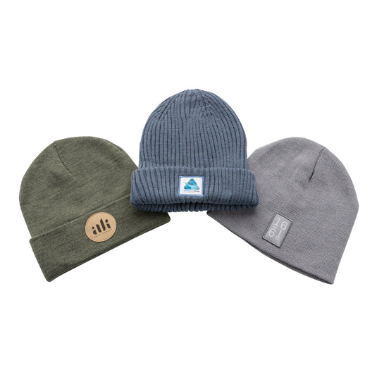 Beige Polylana® beanie hat from XD Collection, soft headwear with a snug fit, perfect for warm winter style.
