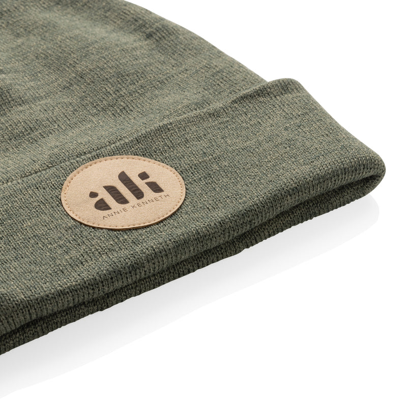 Load image into Gallery viewer, XD Collection Polylana® beanie, soft knit headwear in neutral color, designed for warmth and style.
