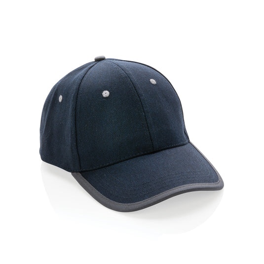 Brushed cotton 6-panel contrast cap by XD Collection, showcasing a stylish headwear design in a close-up image.