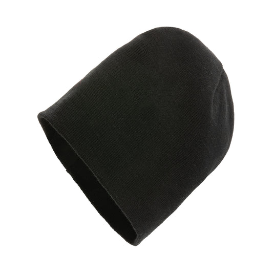 Classic beanie made with Polylana® yarn from XD Collection, showcasing a cozy, stylish headwear design in a neutral color.