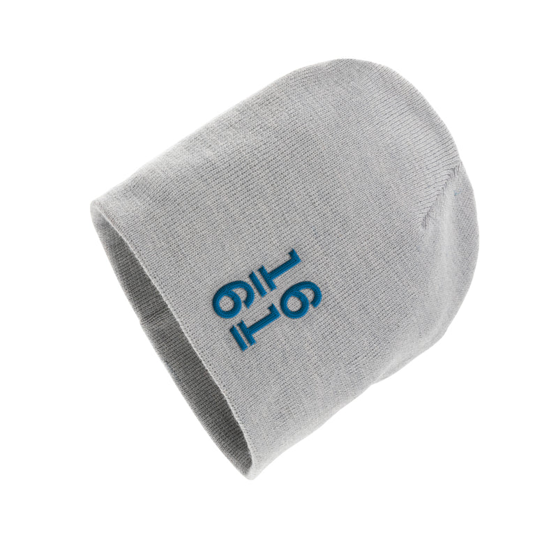 Load image into Gallery viewer, Soft beige Classic beanie with Polylana® fiber, stylish headwear by XD Collection featuring a cozy, knitted design.
