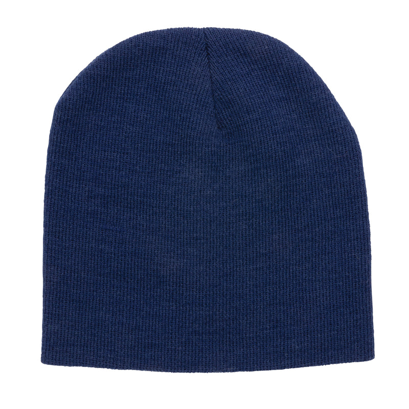 Load image into Gallery viewer, Close-up of XD Collection Classic beanie made with Polylana® fibers, showcasing its cozy knit headwear design.

