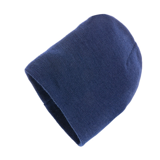 Beige Classic beanie with Polylana® fiber by XD Collection, showcasing soft, warm headwear with a ribbed knit design.