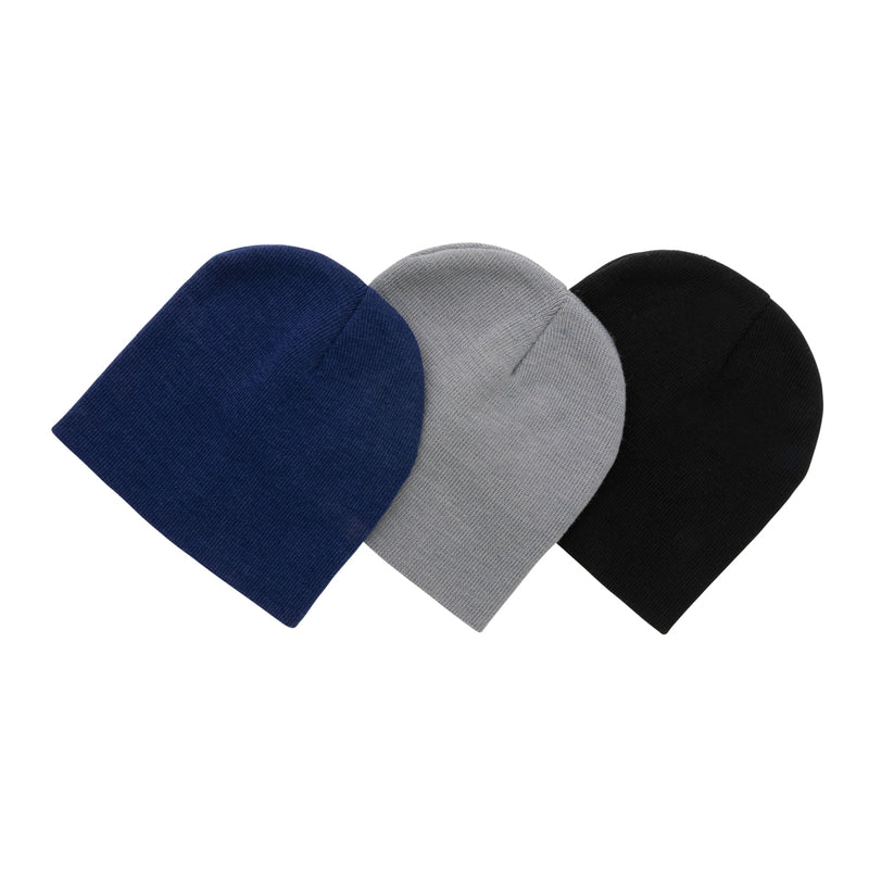 Load image into Gallery viewer, Classic beanie made with Polylana® yarn from XD Collection, featuring a cozy, knitted headwear design perfect for cold weather.
