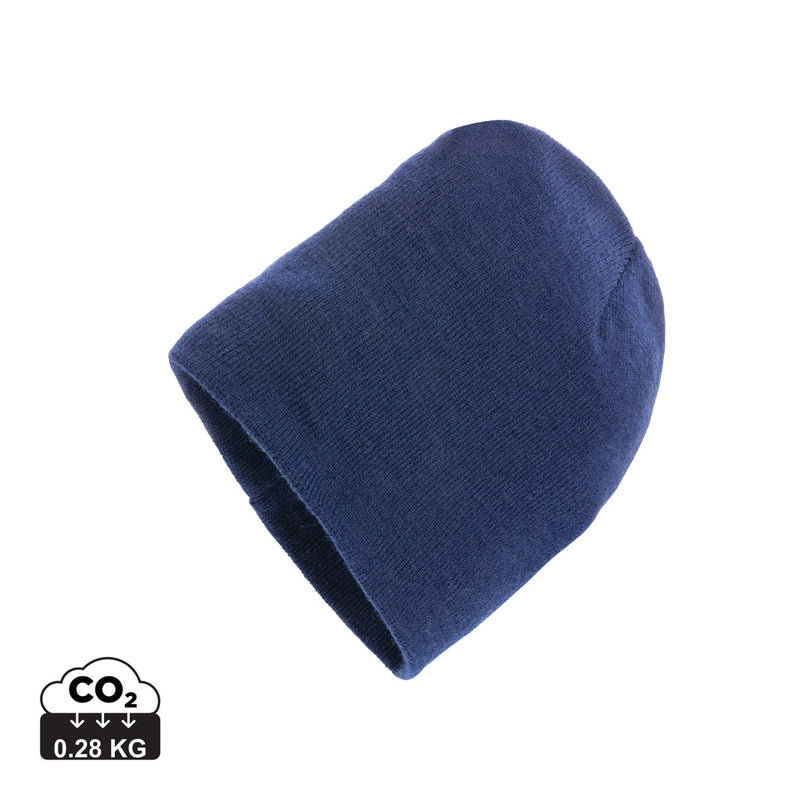 Load image into Gallery viewer, Classic XD Collection beanie made with Polylana® fiber, showcasing soft, warm headwear with a snug fit and stylish design.

