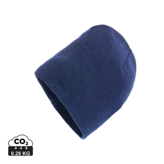 Classic XD Collection beanie made with Polylana® fiber, showcasing soft, warm headwear with a snug fit and stylish design.